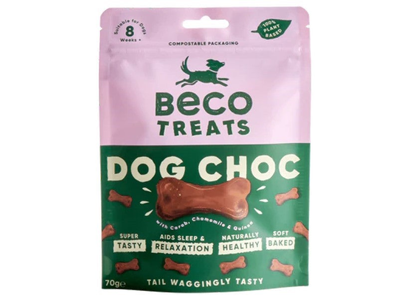 Beco Treats Choc Camomile & Quinoa 70g