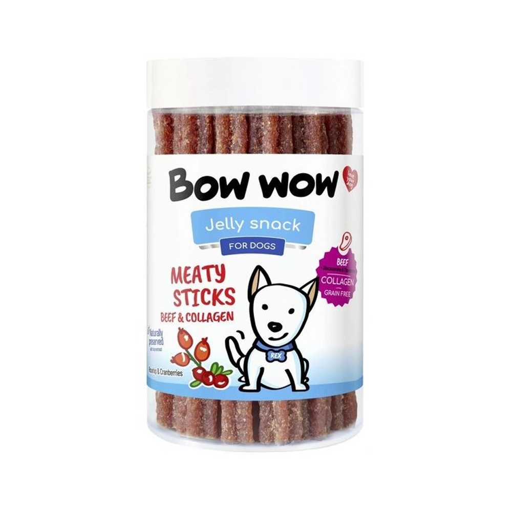 Bow Wow Beef & Collagen Sticks 20pk