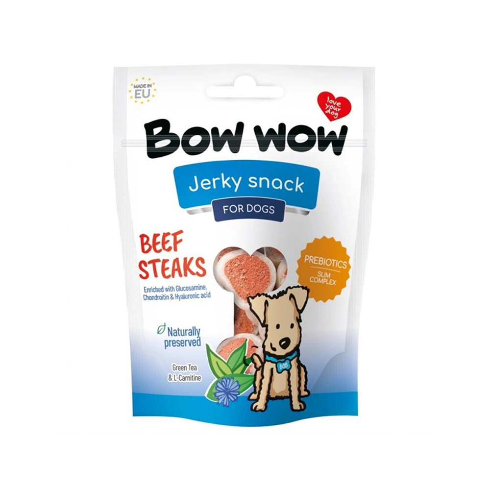 Bow Wow Beef Steaks With Prebiotics