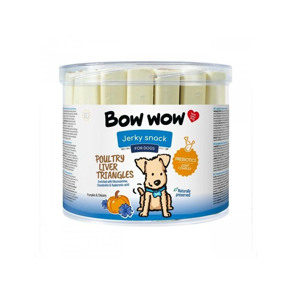 Bow Wow Poultry Liver Triangles 45pk