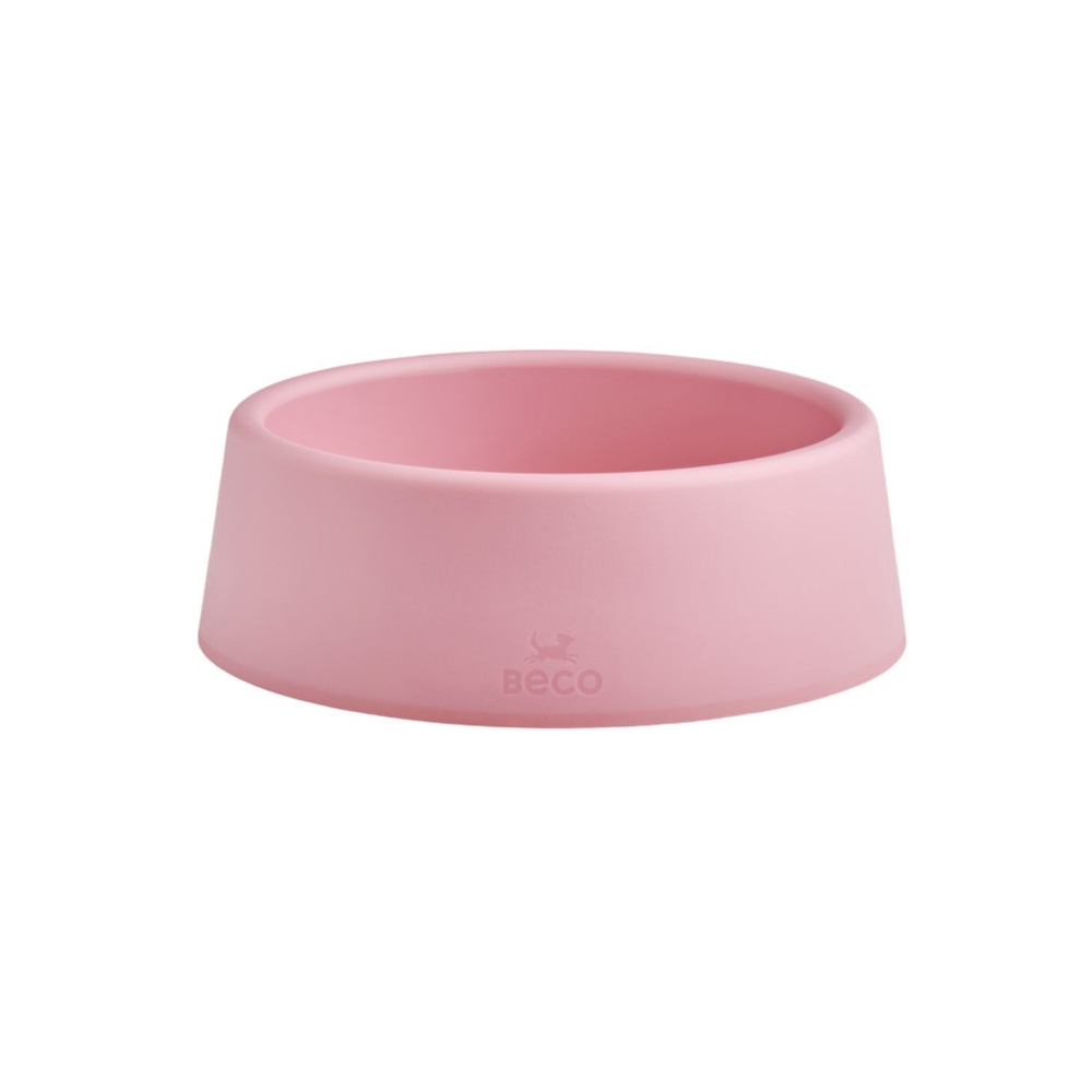 Beco Recycled Plastic Dog Bowl Pink S
