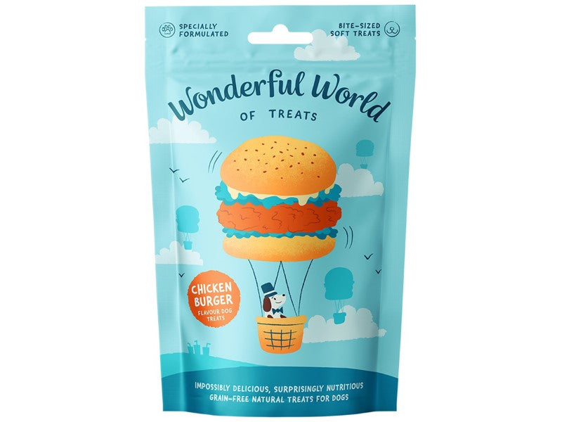 Wonderful World of Treats Burgers Chicken 50g
