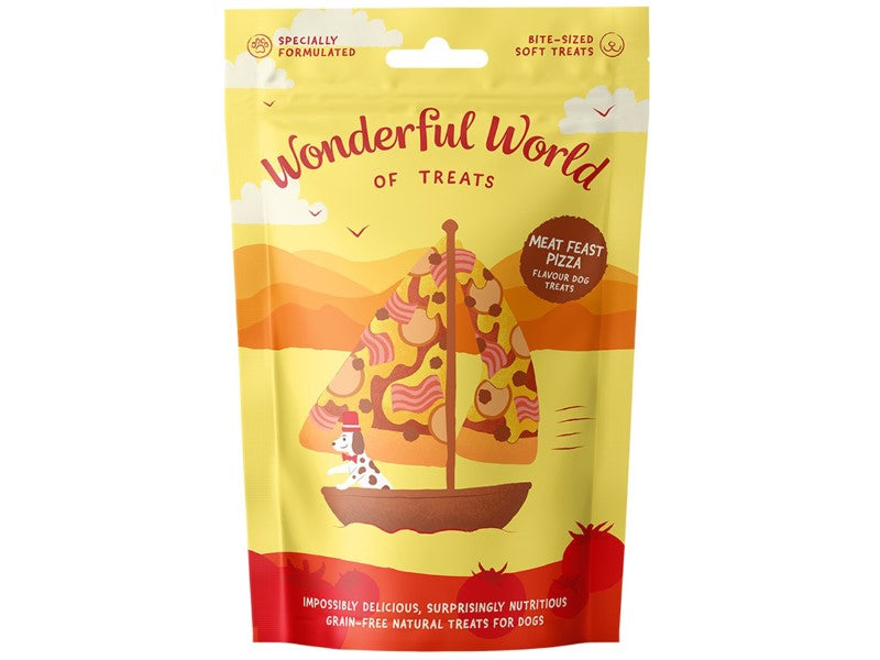 Wonderful World of Treats Pizza Meat Feast 50g