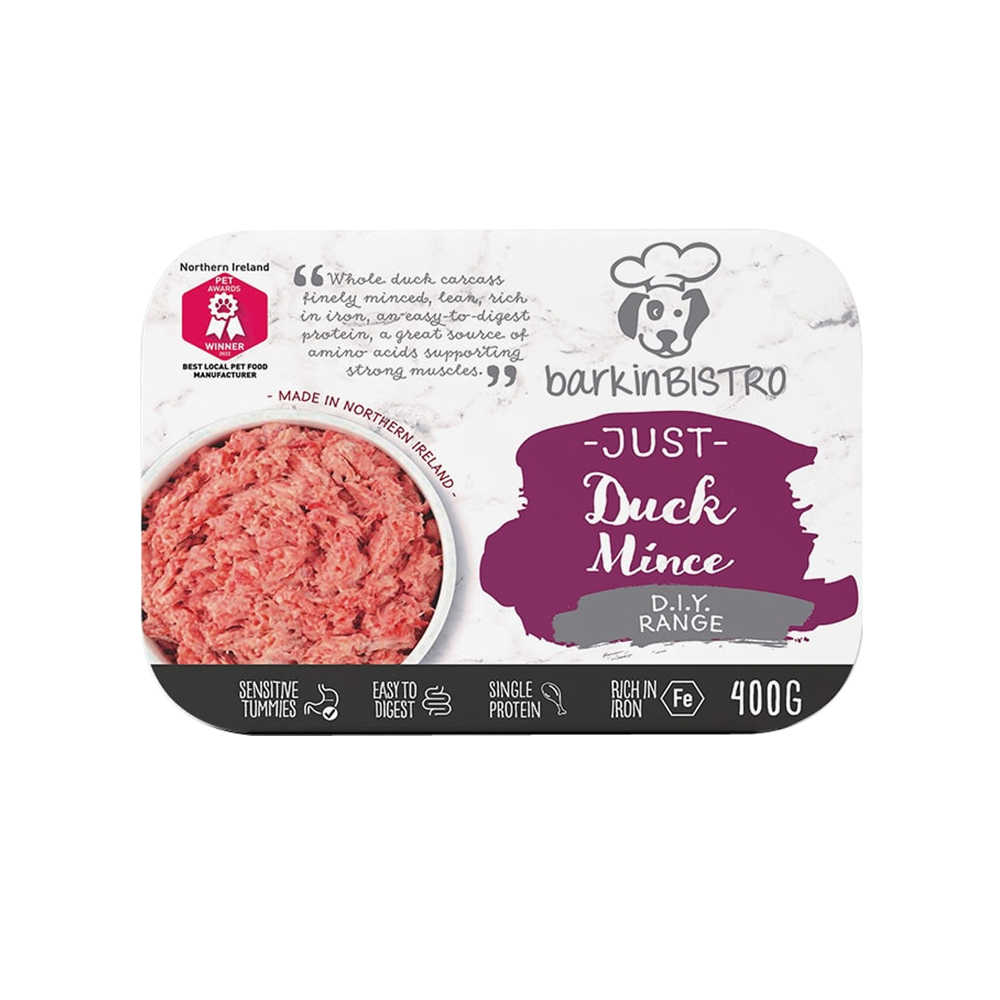 BarkinBISTRO Just Duck Mince 400g
