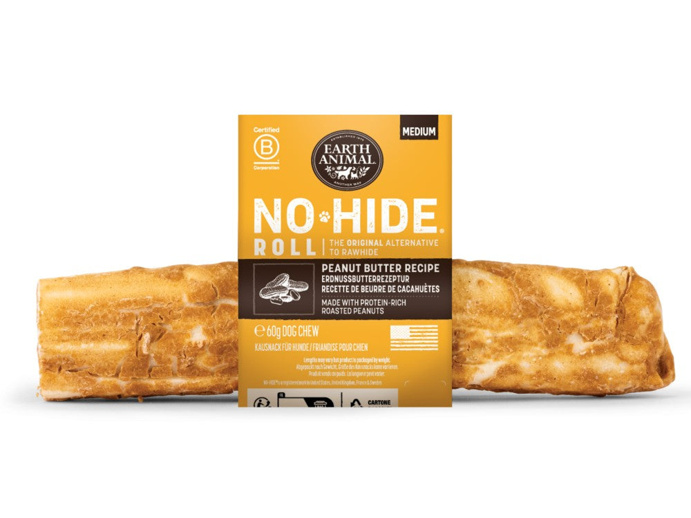 Earth Animal No Hide Peanut Butter Chew Medium 7"