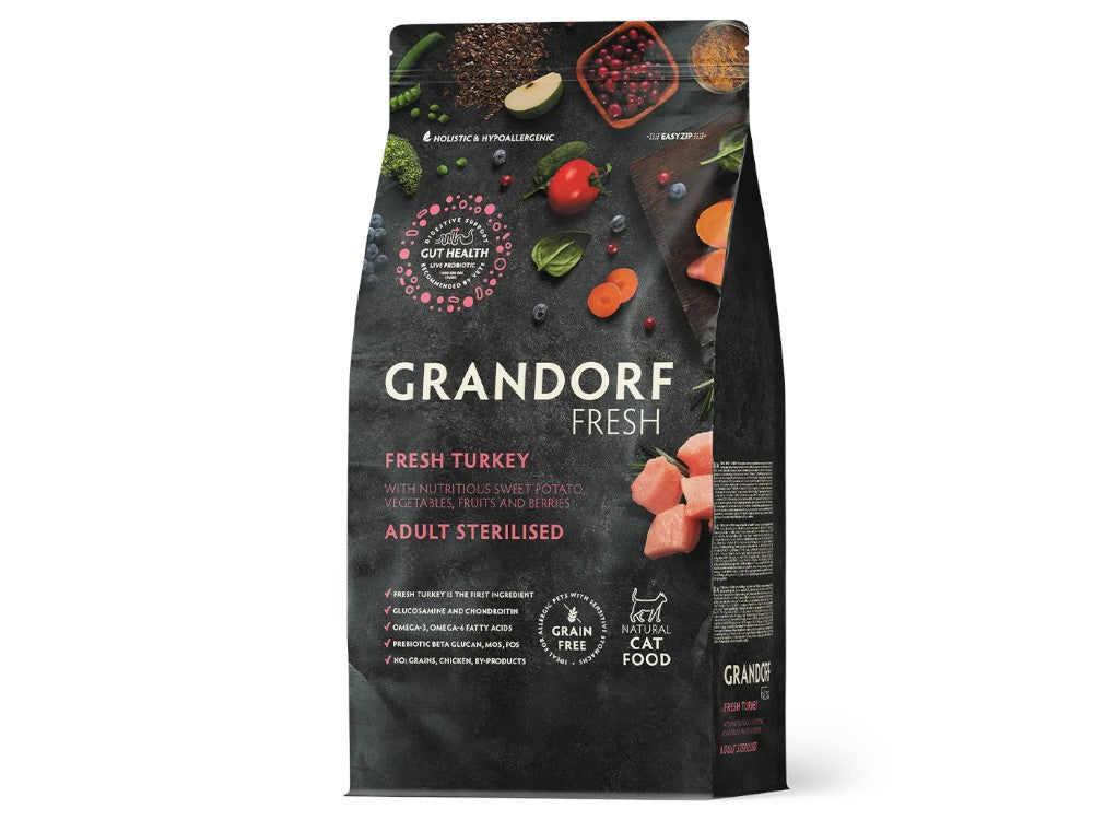 Grandorf GF Cat Sterilsed Fresh Turkey 2kg