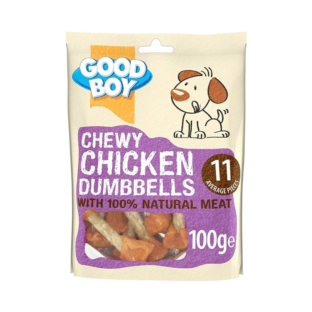Good Boy Chicken Dumbbells 100g