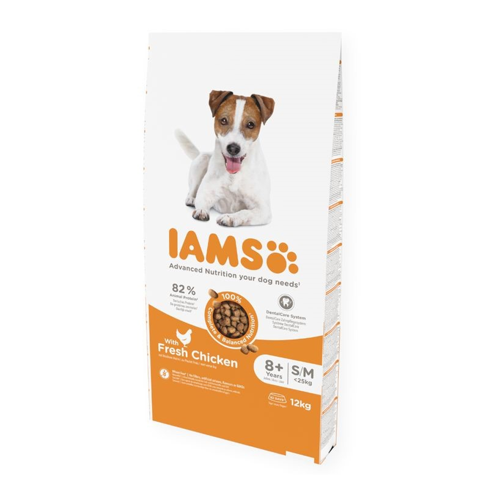 IAMS Dog Senior Small & Medium Chicken 12kg