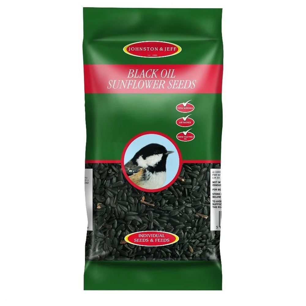 Johnston & Jeff Black Sunflower Seeds 750g