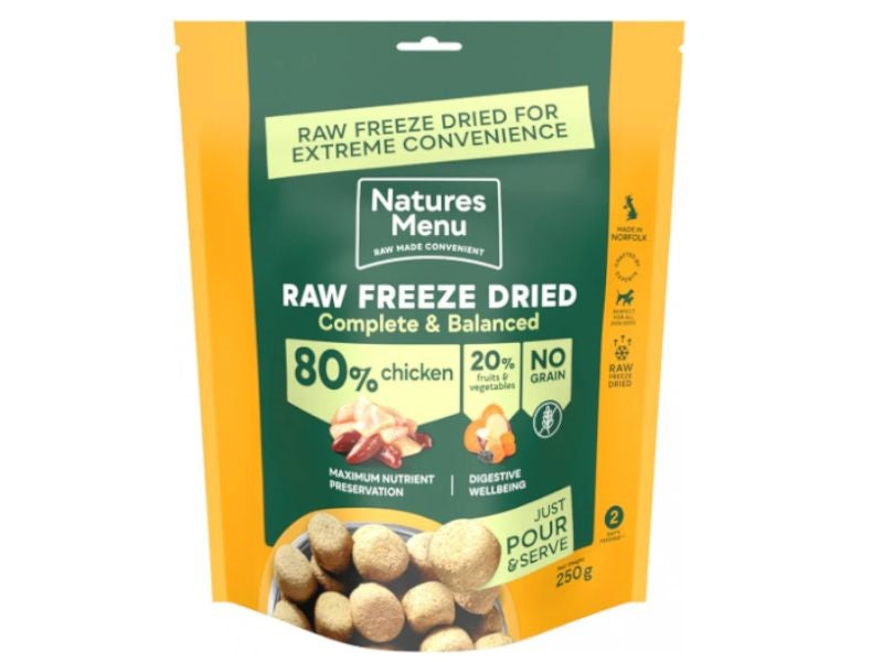 Natures Menu Complete Freeze Dried Chicken 250g