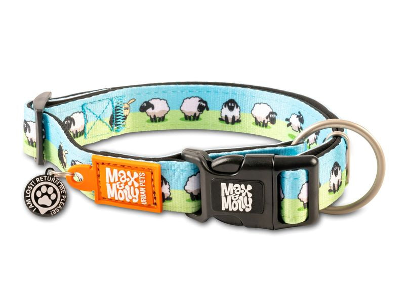 Max & Molly Black Sheep Smart ID Collar Small