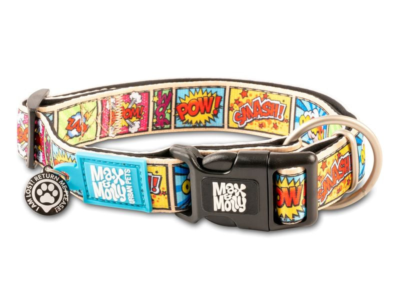 Max & Molly Comic Smart ID Collar Small