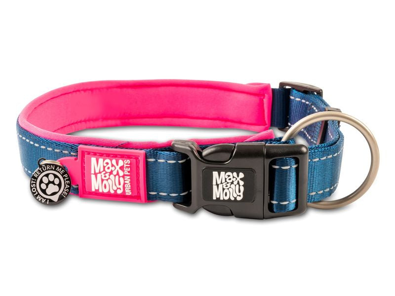 Max & Molly Matrix Pink Smart ID Collar Small