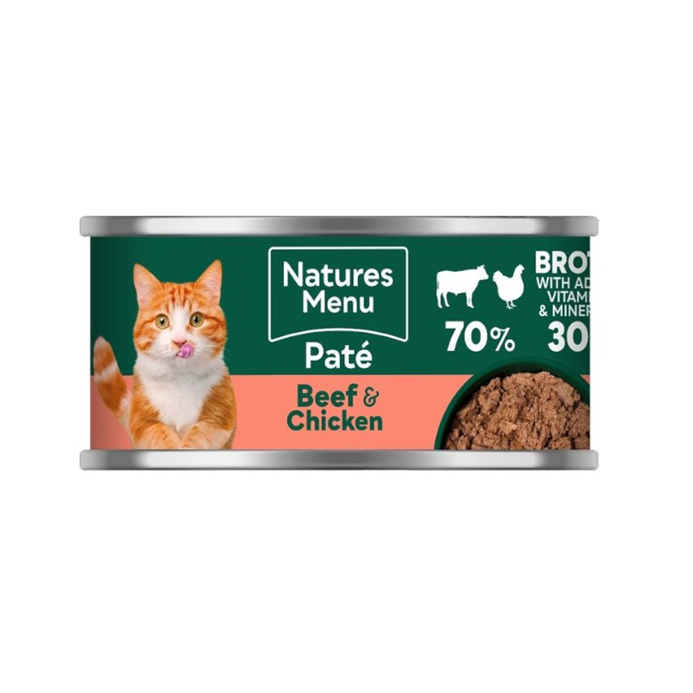 Natures Menu Cat Beef & Chicken Tin 85g