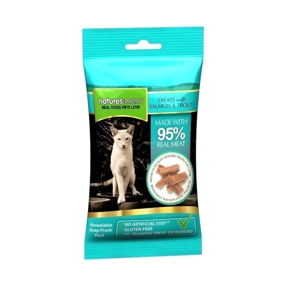 Natures Menu Cat Salmon & Trout Treats 60g