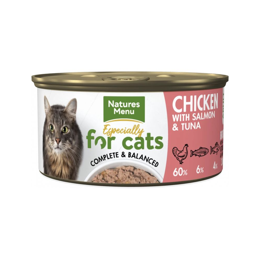 Natures Menu Cat Chicken & Fish Tin 85g