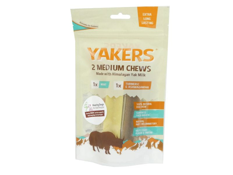 Yakers Healthcare Dog Chew Medium 2pk