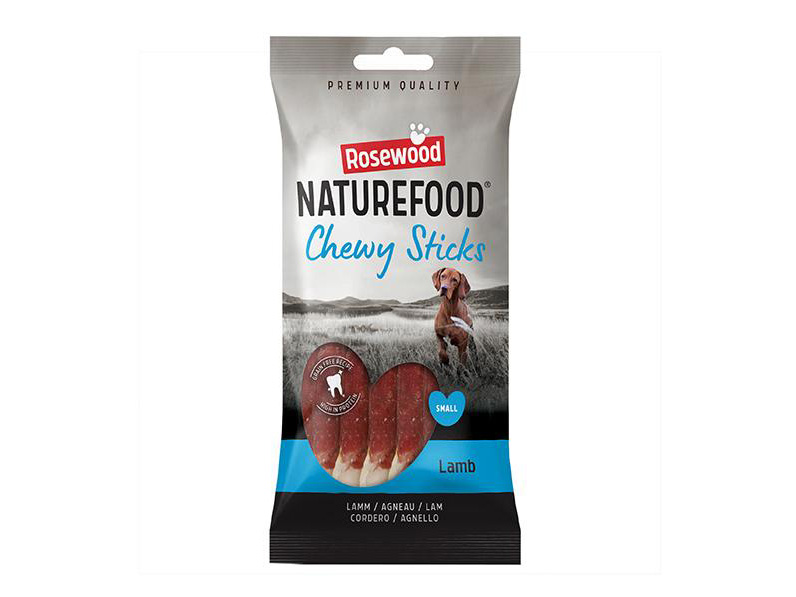 Naturefood Lamb Chewy Sticks Small 72g