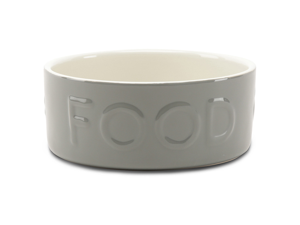 Scruffs Classic Food Bowl 25cm Grey