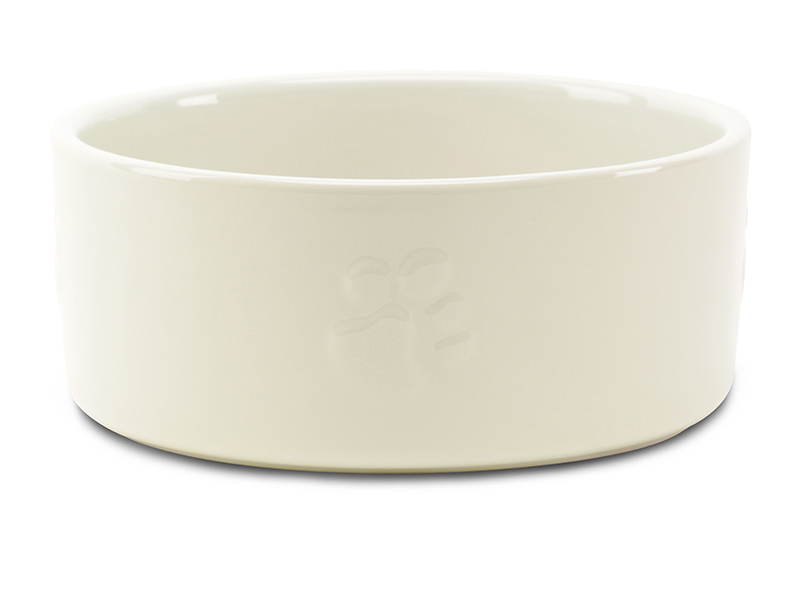Scruffs Icon Food Bowl 19cm Cream