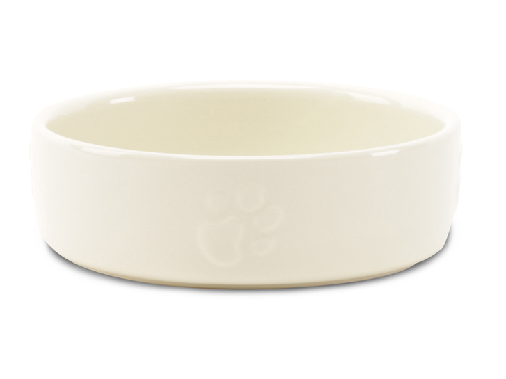 Scruffs Icon Food Bowl 13cm Cream