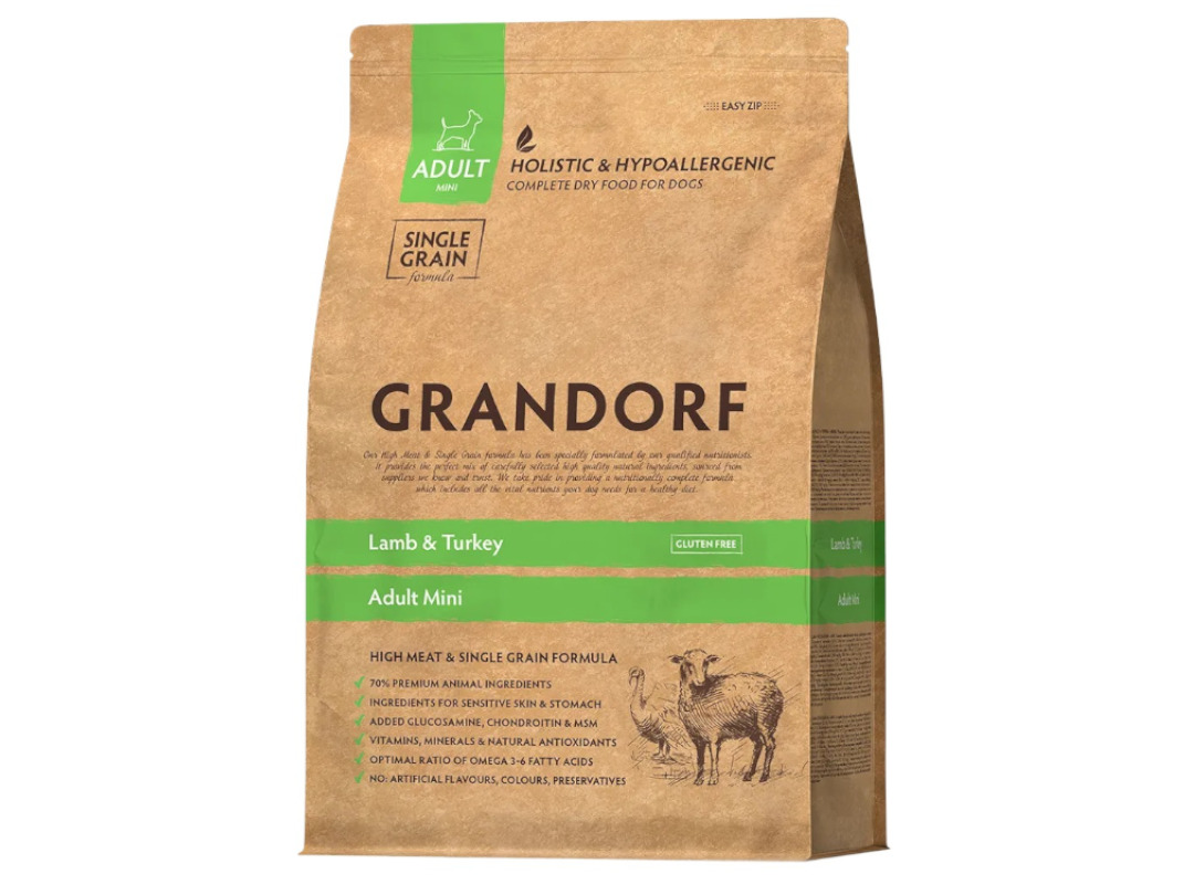 Grandorf Adult Mini Lamb & Turkey 1kg