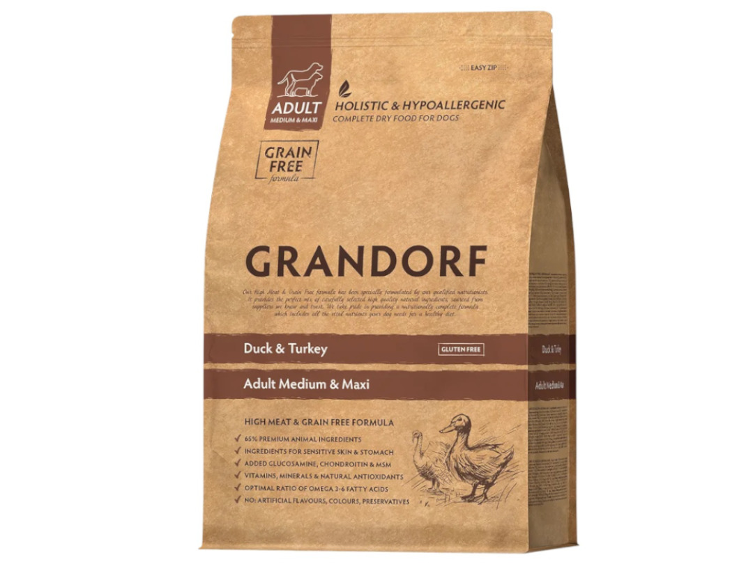 Grandorf Adult Medium & Maxi Duck & Turkey 3kg