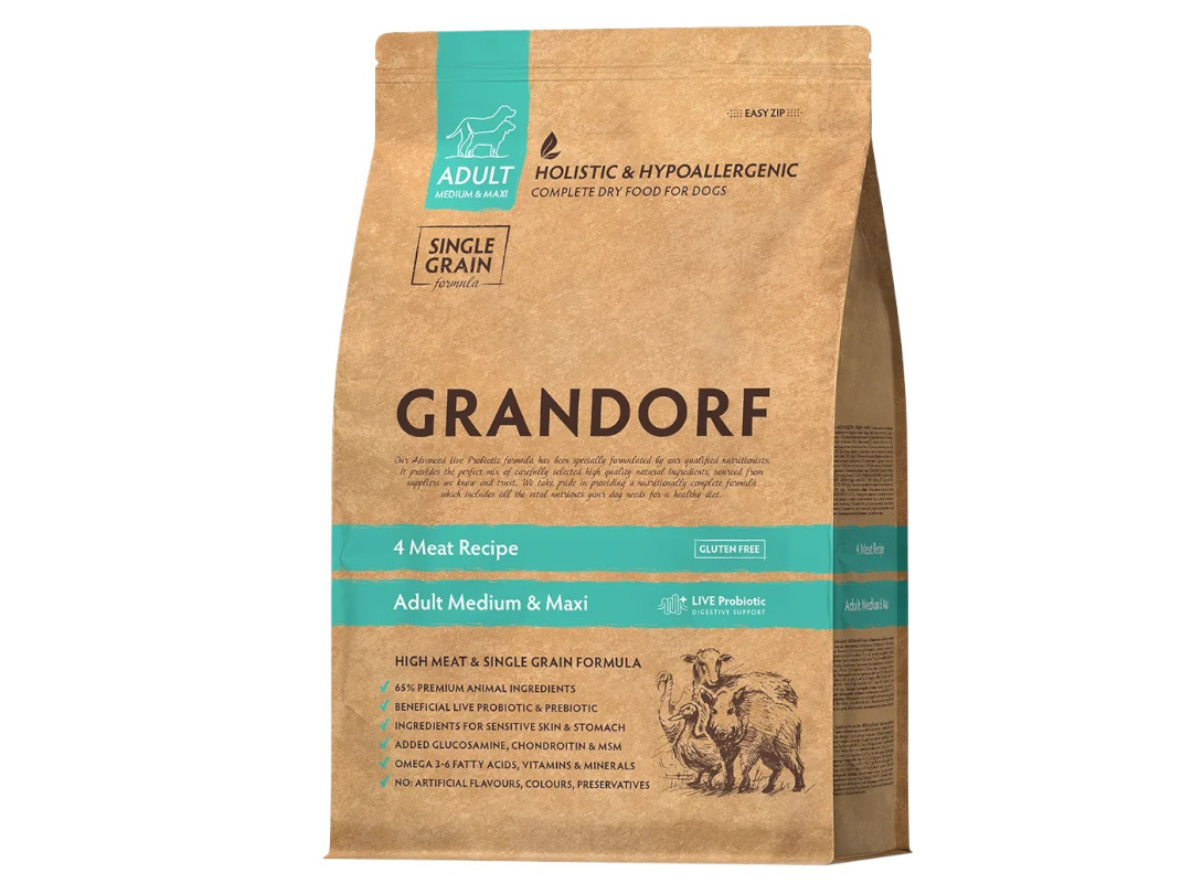 Grandorf Adult Medium & Maxi 4 Meat 10kg