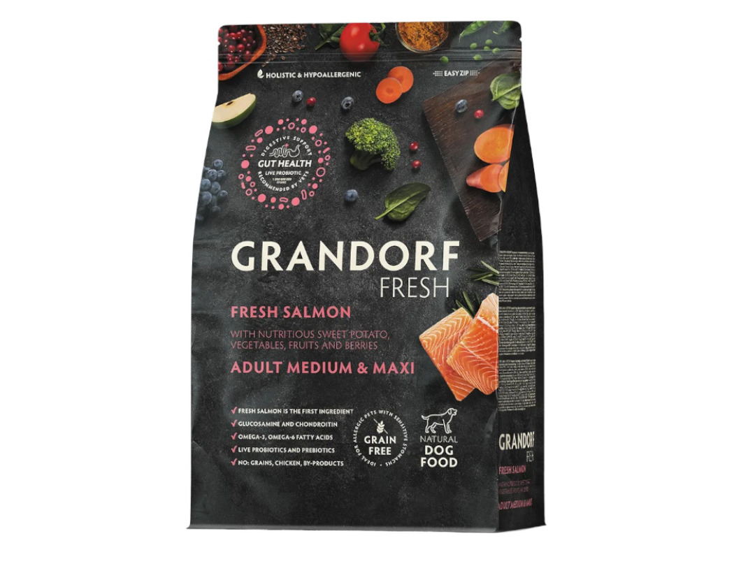 Grandorf GF Adult Medium & Maxi Fresh Salmon 3kg