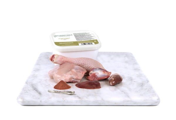 Purrform Chicken & Bone with Liver, Heart & Gizzard Adult 450g