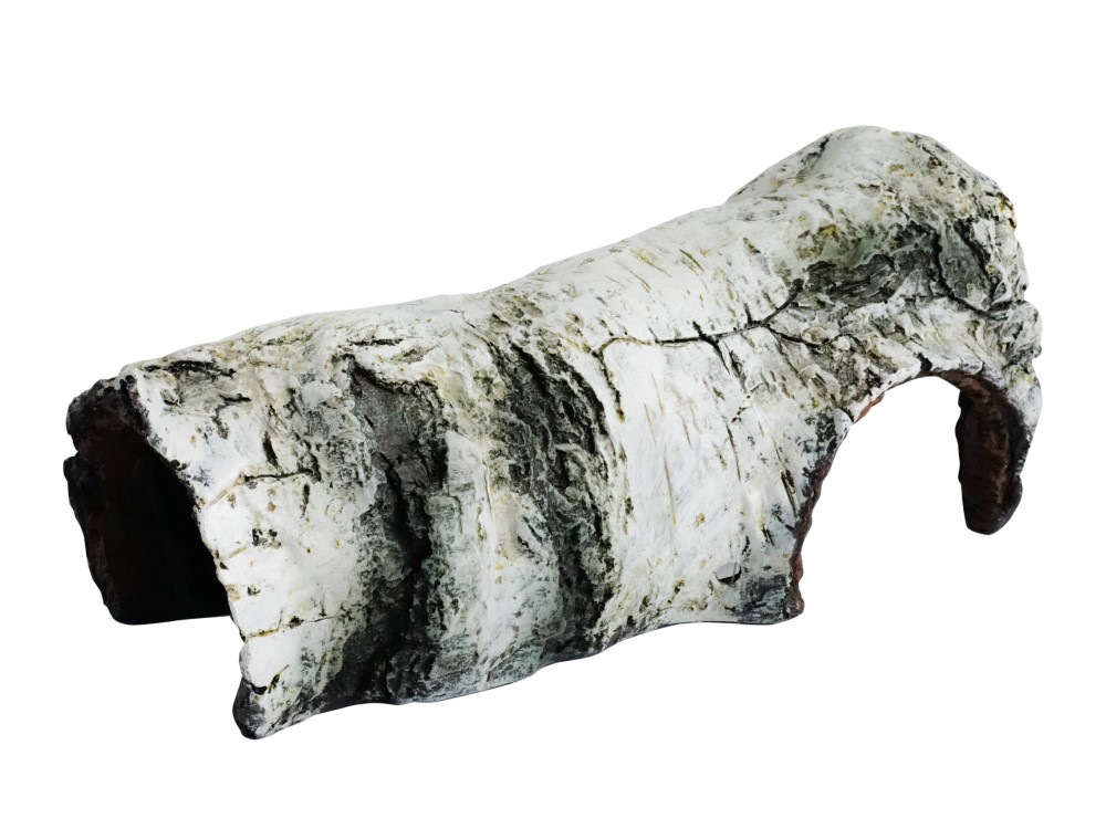 Prorep Birch Log Hide Medium 22.5x11x8.5CM