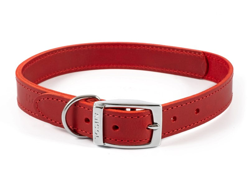 Sewn Lined Collar Red S6