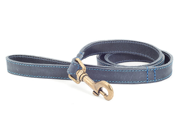 TIMBERWOLF LEATHER LEAD BLUE 19MMX1M