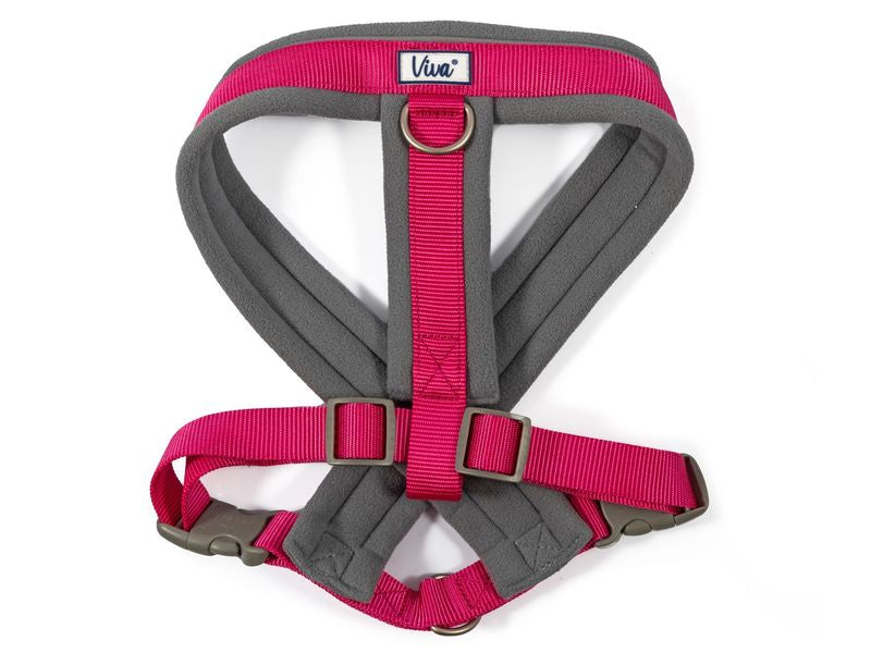 Viva Padded Harness Pink Large