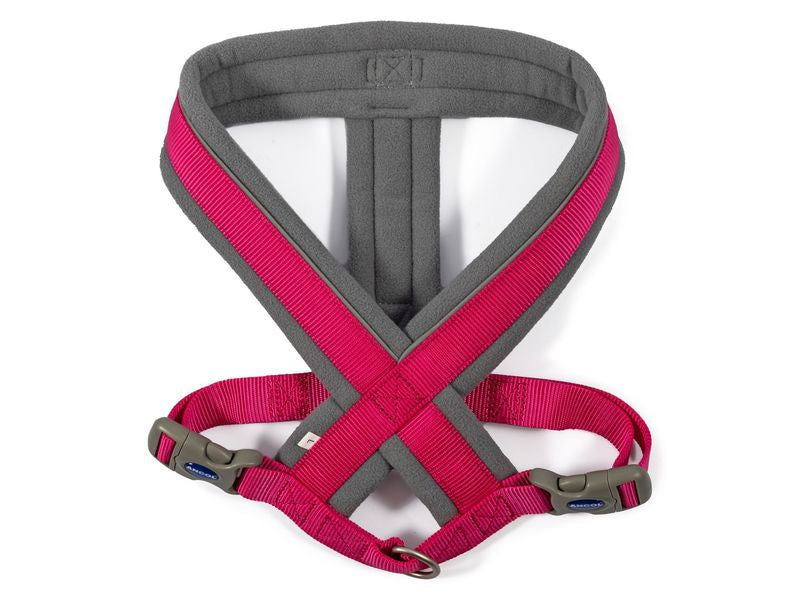 Viva Padded Harness Pink Large
