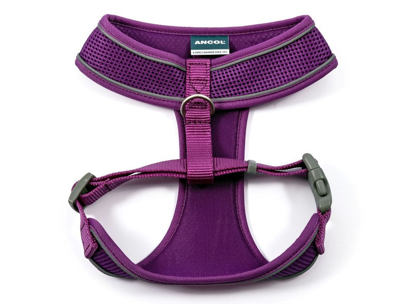 Viva Comfort Mesh Harness Purple Small