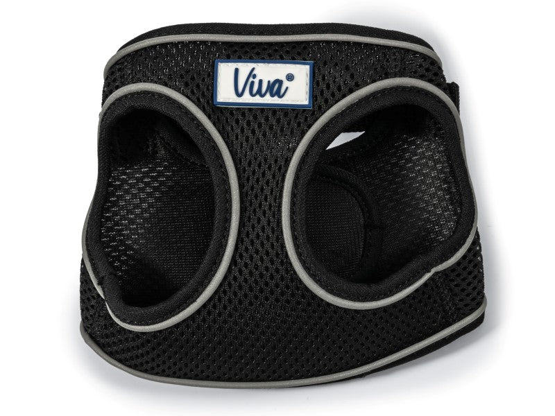 Viva Step In Mesh Dog Harness Black Small