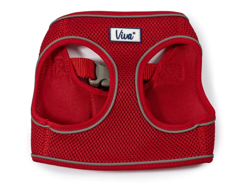Viva Step In Mesh Dog Harness Red Small & Medium