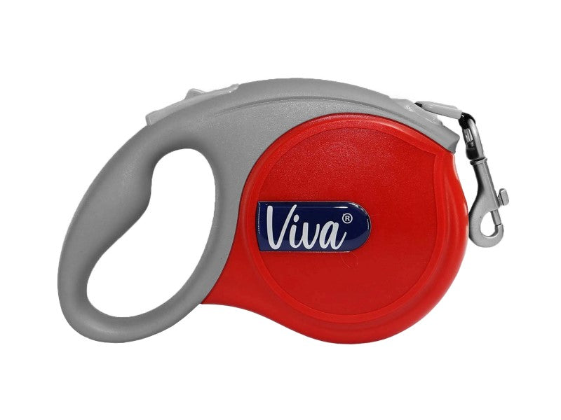 VIVA RETRACT 5M TAPE LEAD LGE RED 50KG