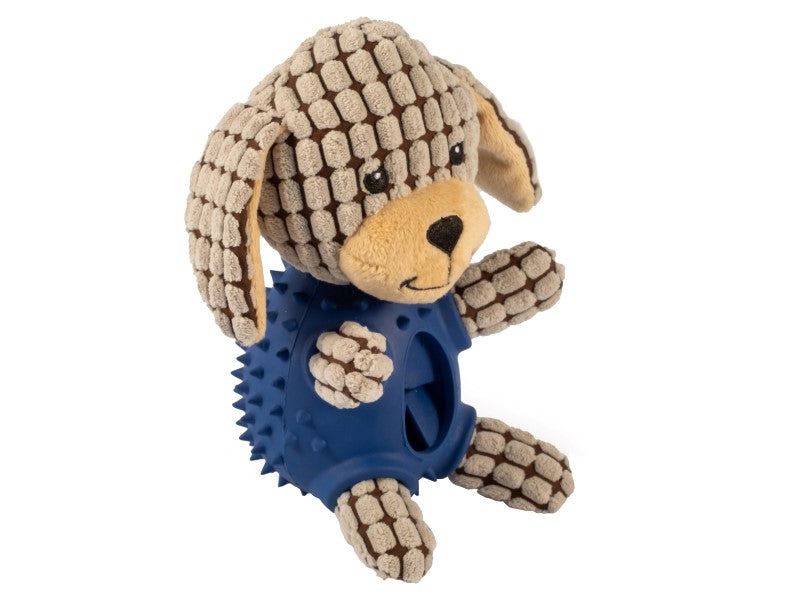 TOUGH TUMMIES DOG 23CM BLUE