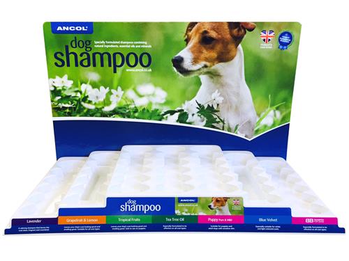 ANCOL SHAMPOO SHELF DISPLAY EMPTY