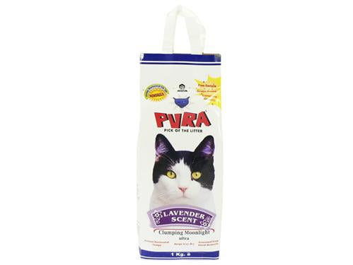 Pura Lavender Clumping Cat Litter 20L