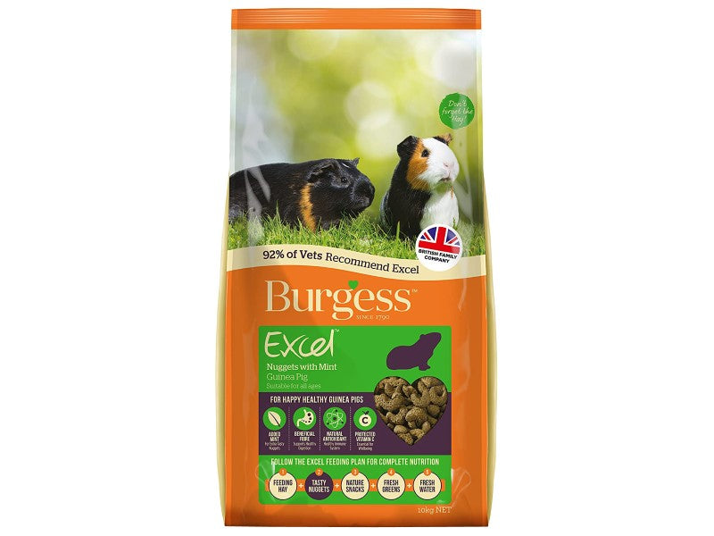 Burgess Excel Guinea Pig Food 10kg