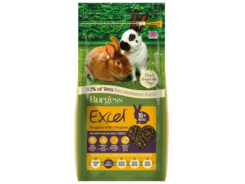 Burgess Excel Rabbit Adult Oregano 2kg