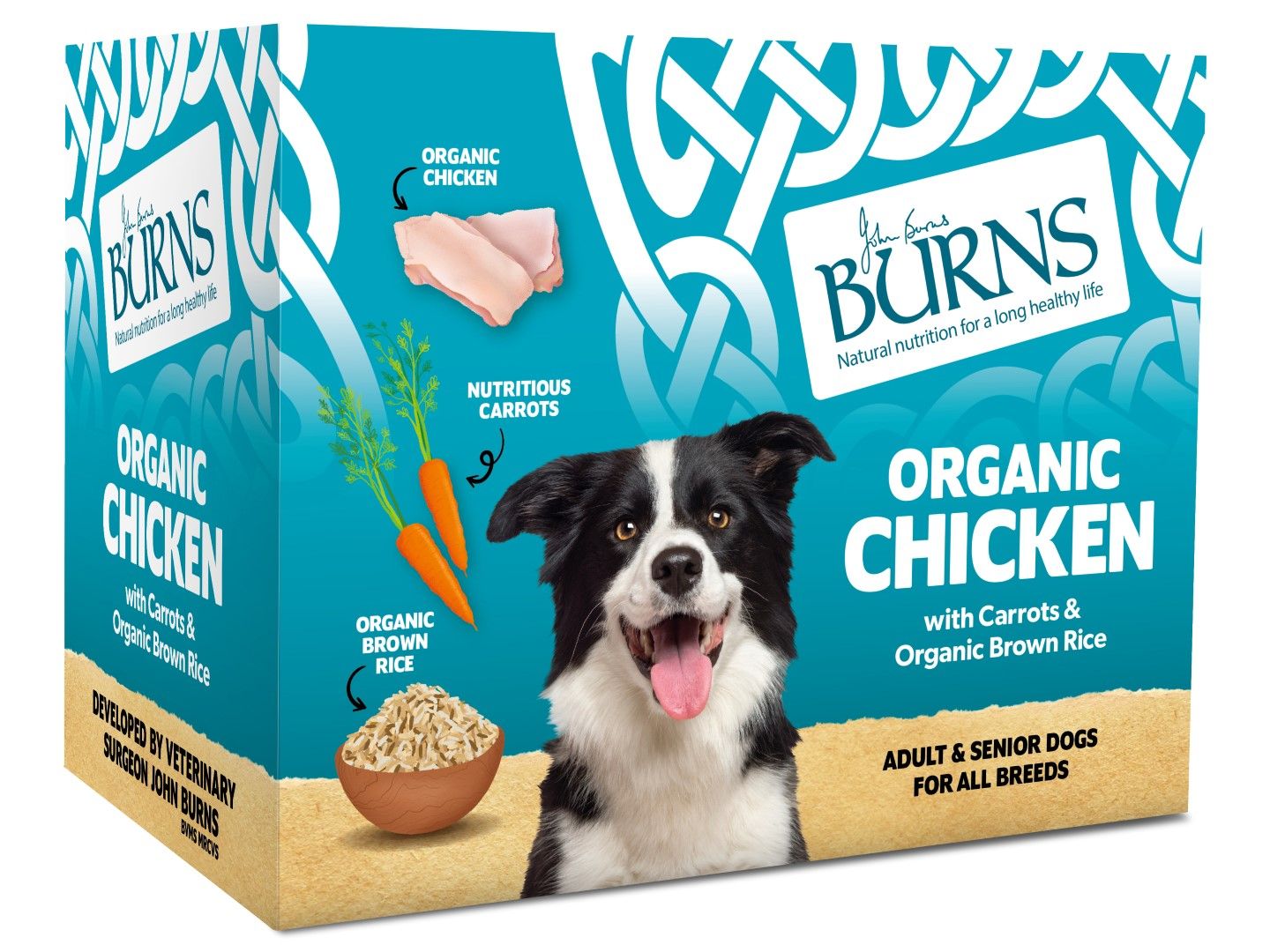 Burns Organic Chicken 396g 6pk