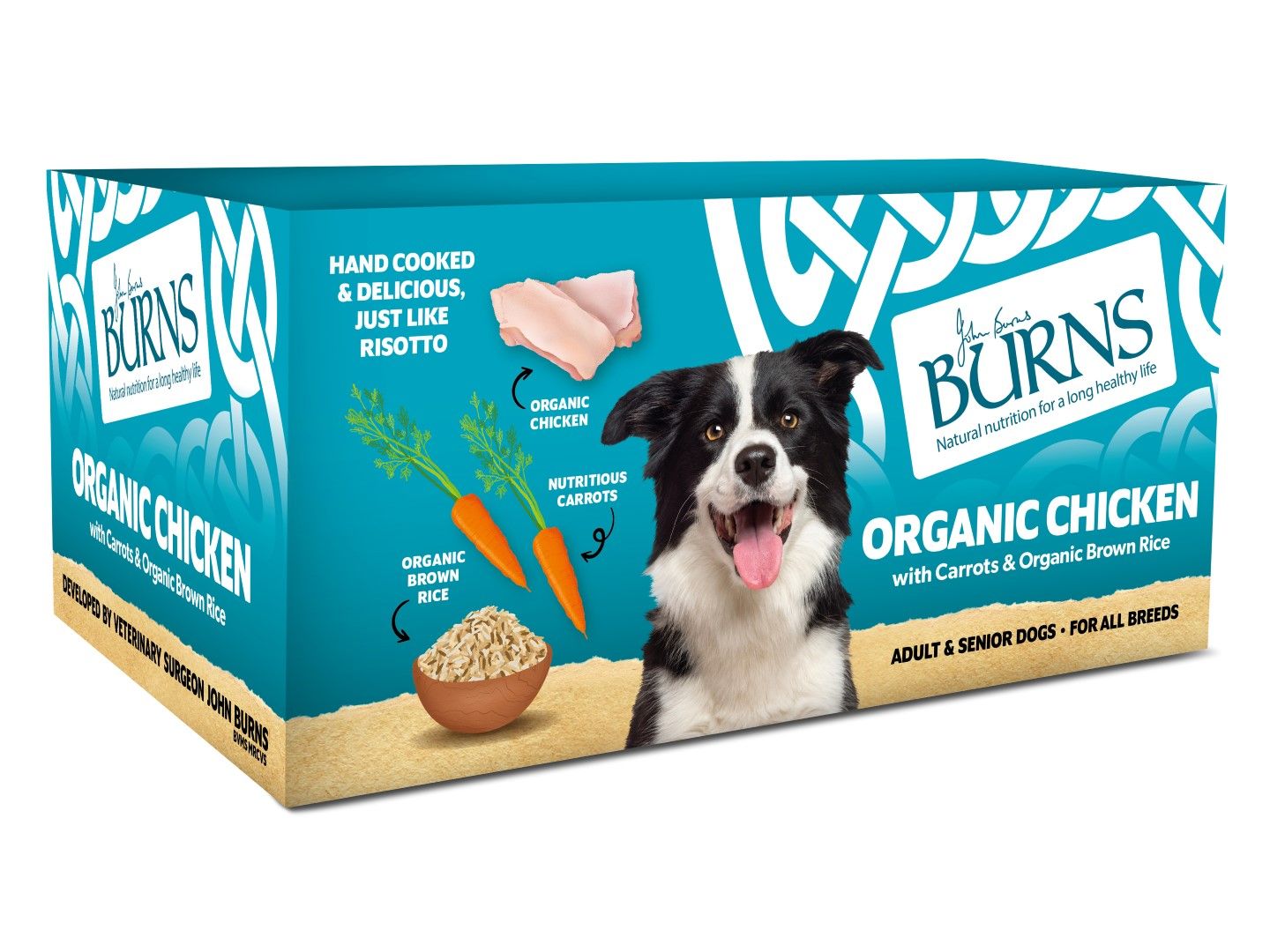 Burns Organic Chicken 150g 12pk