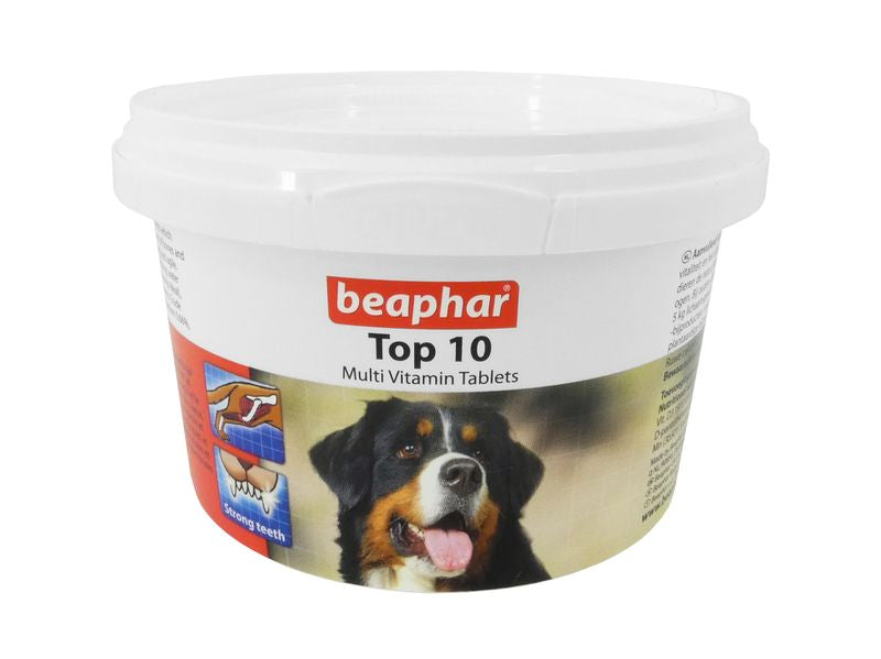 Beaphar Top 10 Dog Vitamin Tablets 180pk