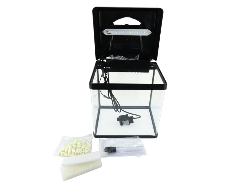 Aquadreams Curvelle Coldwater 16L Aquarium Black