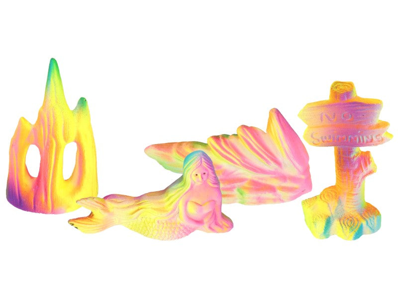 CLASSIC ASSTD.FLUORESCENT ORNAMENTS 4"