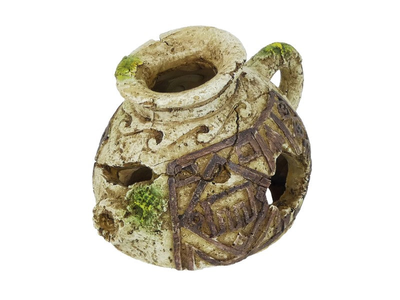 GRECIAN BROWN WATER POT 14CM